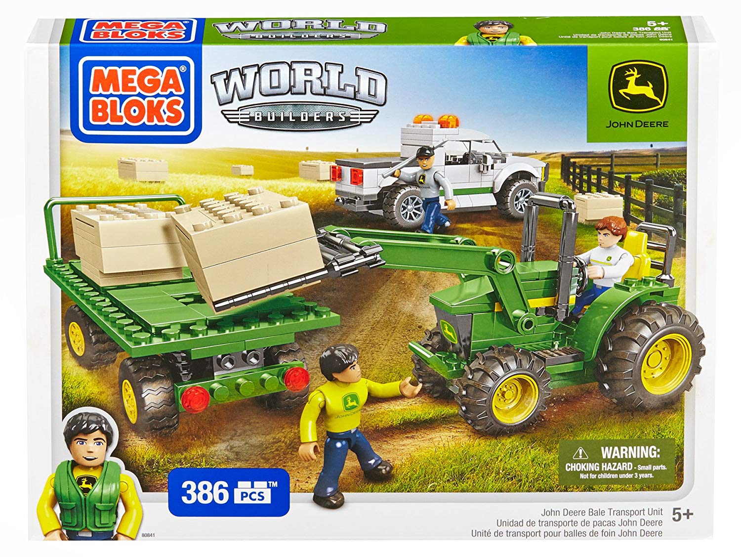 Mega Bloks Mega Blok John Deere Bale Transport Unit