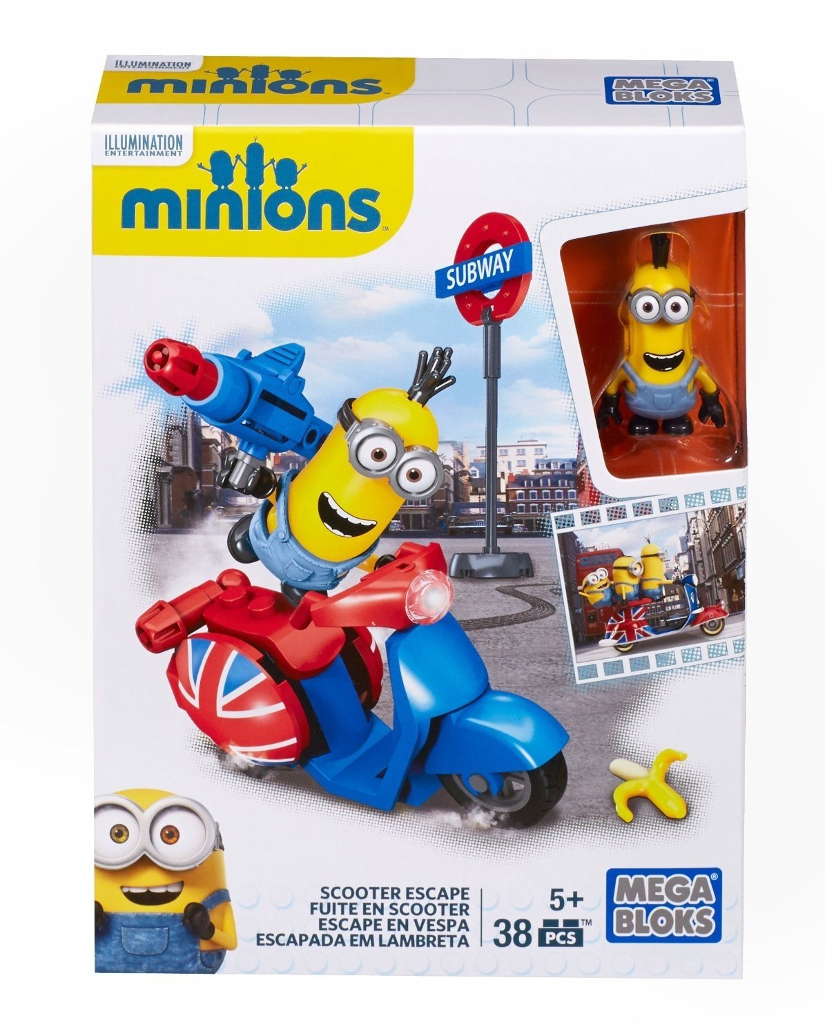 Mega Bloks Minions Small Playset - Scooter Escape