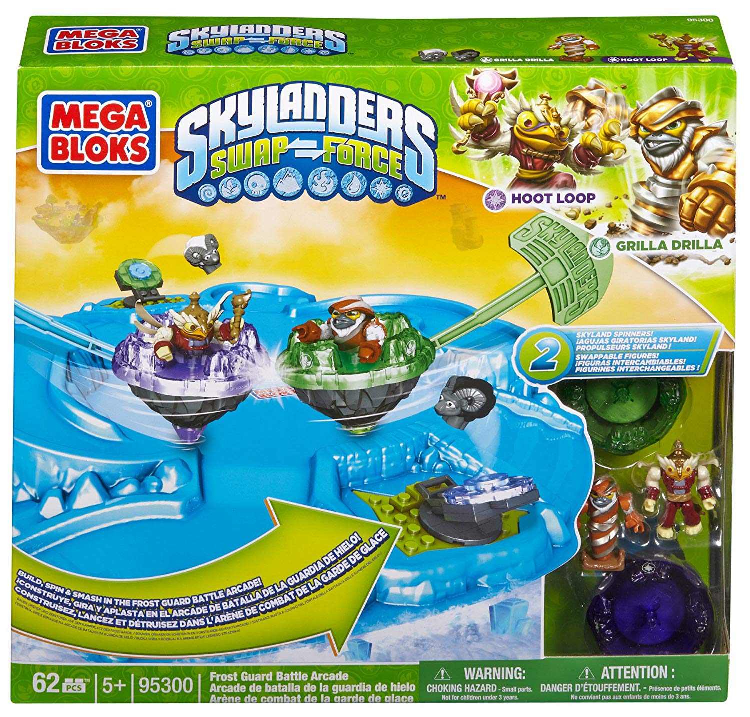 Mega Bloks Skylanders Frost Guard Battle Arcade