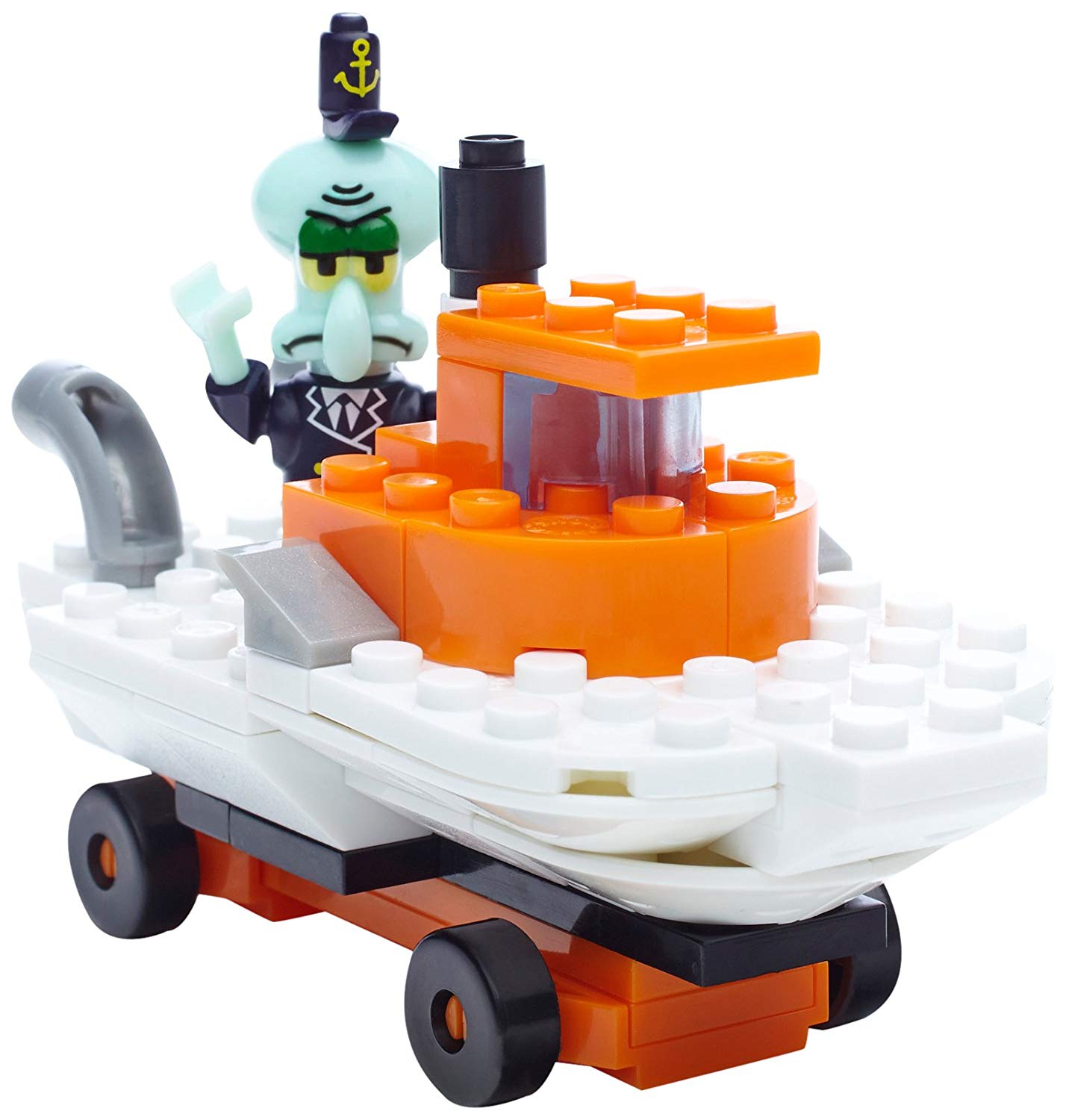 Mega Bloks Spongebob Square Pants Squidward Racer Building Set