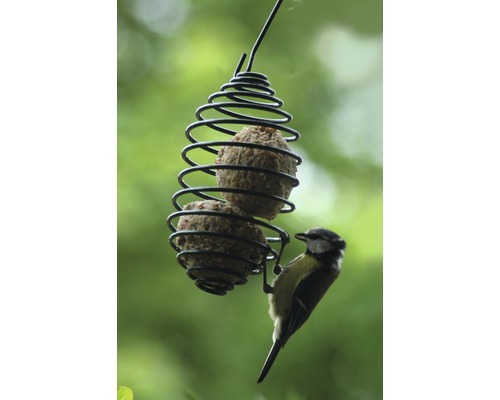 Hornbach Tit ball holder in spiral shape 7.5x26.5 cm green
