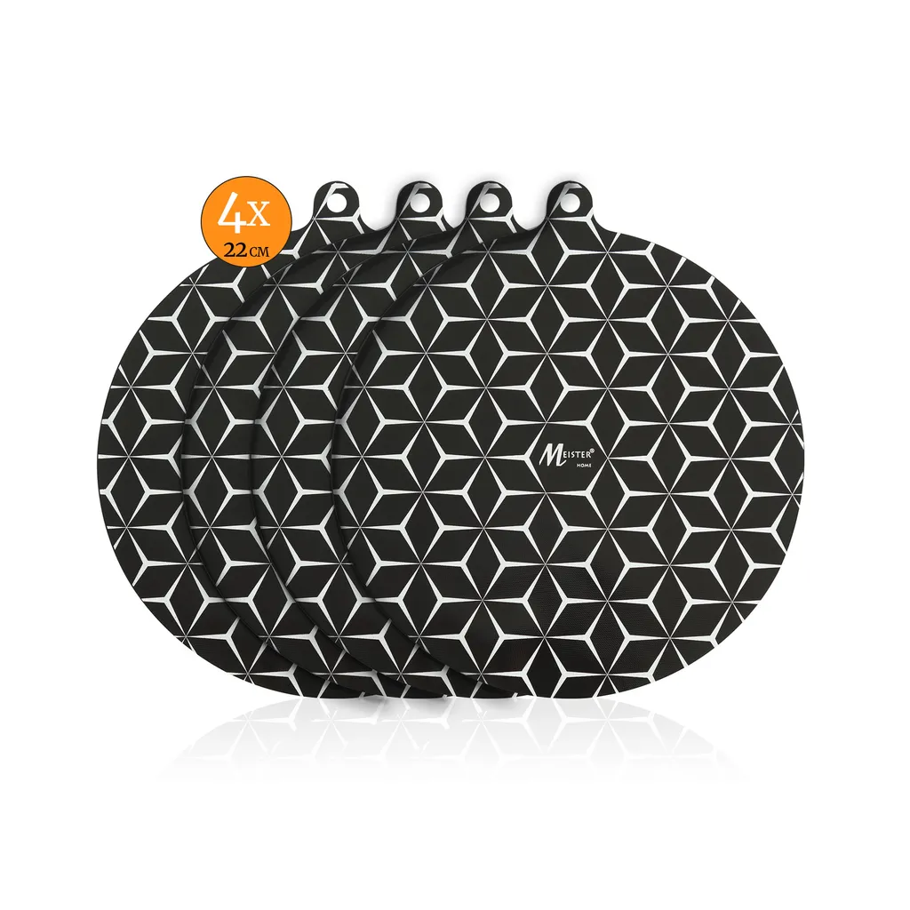 Meisterhome® Induction Protection Mat – Hob Cover – Induction Hob Cover – Heat Protection Mat – Induction Mat for All Sizes – Silicone Mat – Induction Protection Mat, Model: Set 4 500g