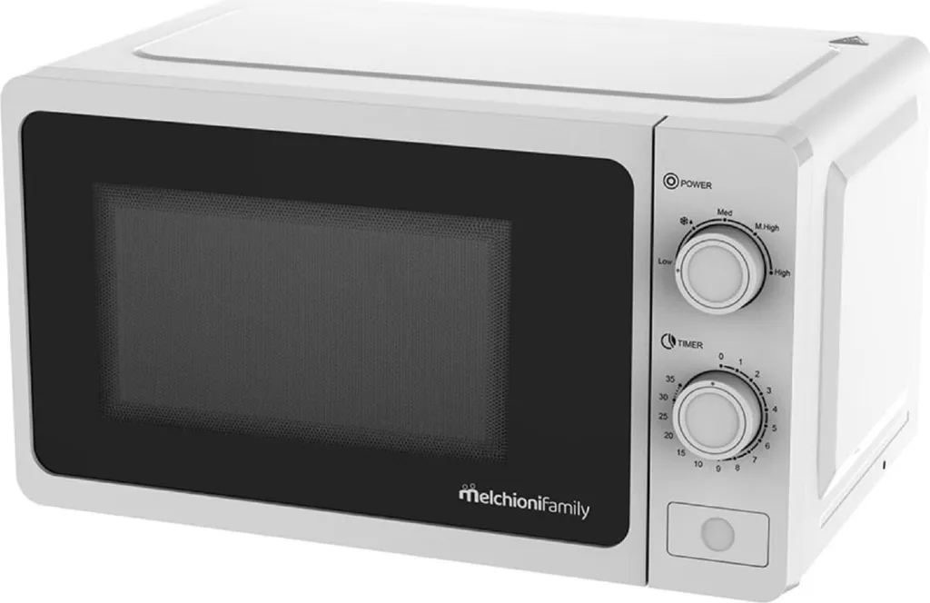 Melchioni 118380038 Microwave White Grill Microwave Worktop 20 l 800 W
