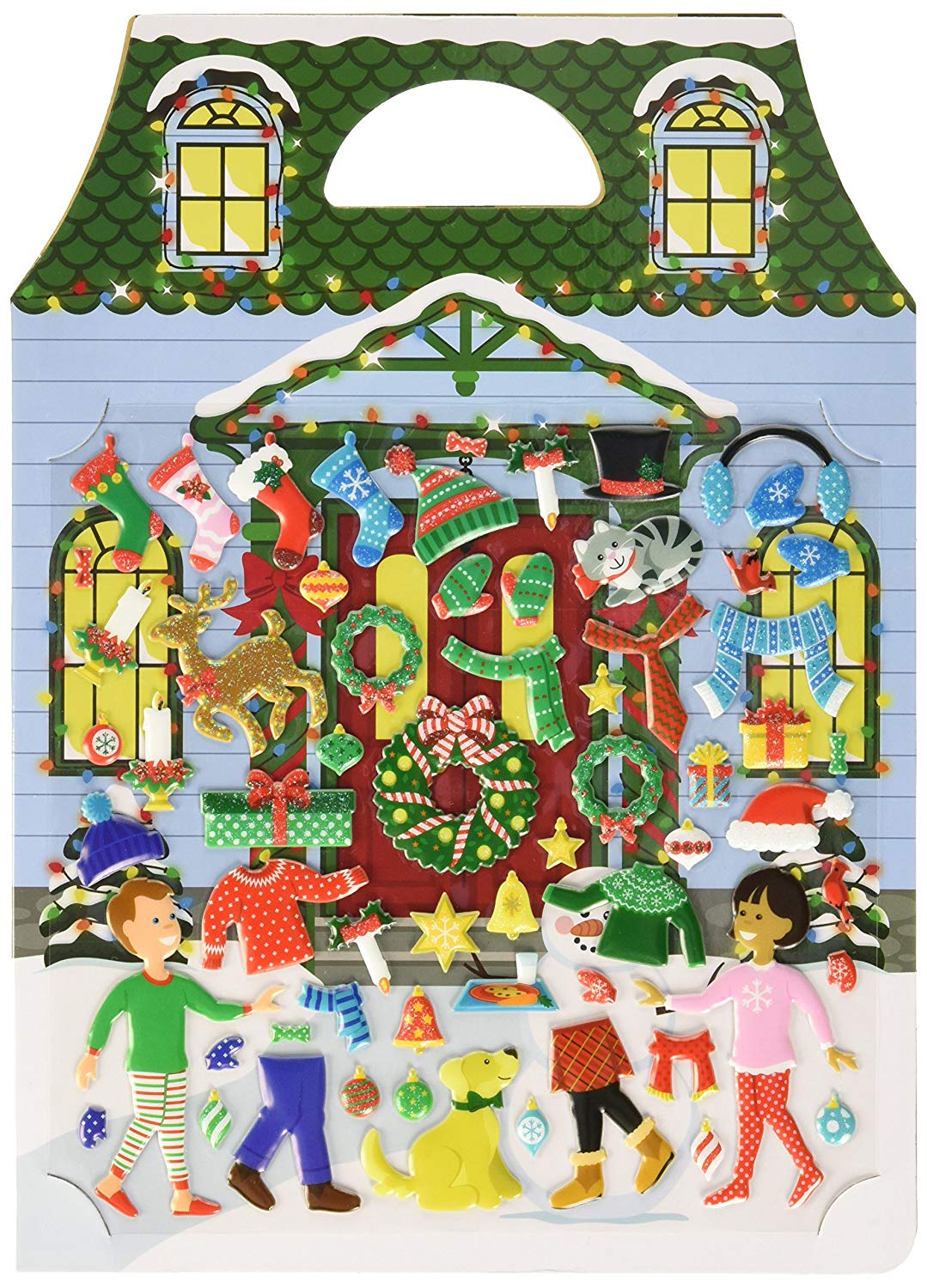 Melissa & Doug Melissa And Doug Reusable Puffy Stickers – Tis The Season
