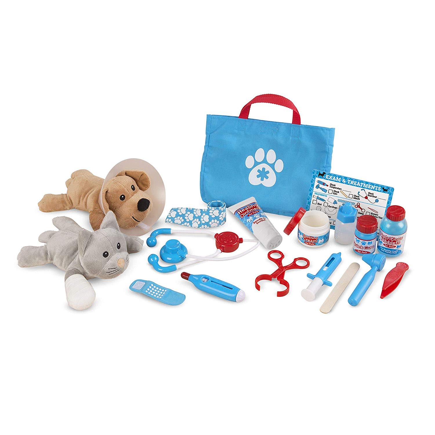 Melissa & Doug 18520 Vet Play Set – Untersuche and Behandle Multicolour