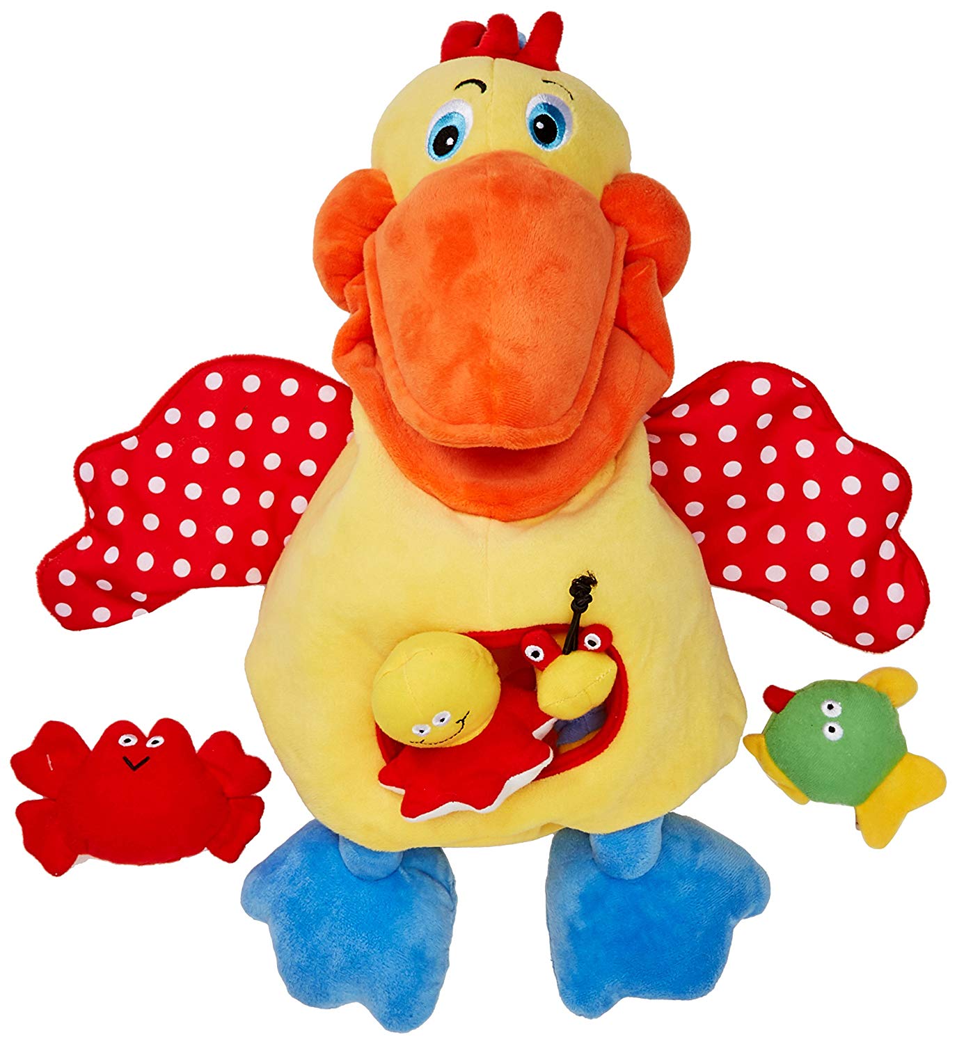 Melissa & Doug 19154 K's Kids Hungry Pelican Soft Baby Educational Toy – Mu
