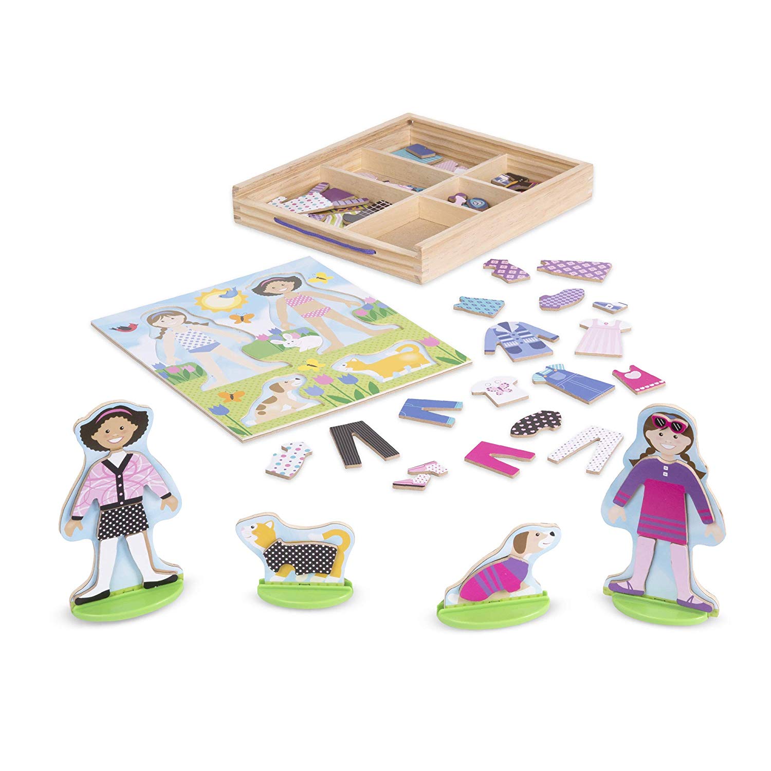 Melissa & Doug 19314 Classic Toys Magnetic Dress-Up Sets