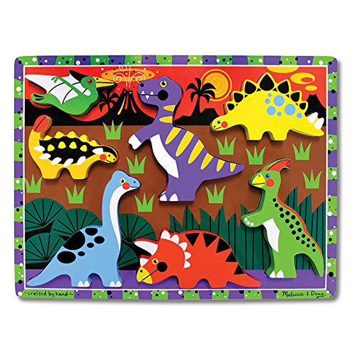 Melissa & Doug Dinosaurier Chunky Puzzle