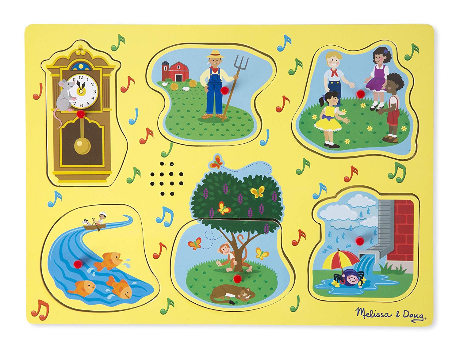 Melissa & Doug Nursery Rhymes 1 Sound Puzzle (Pack Of 6)