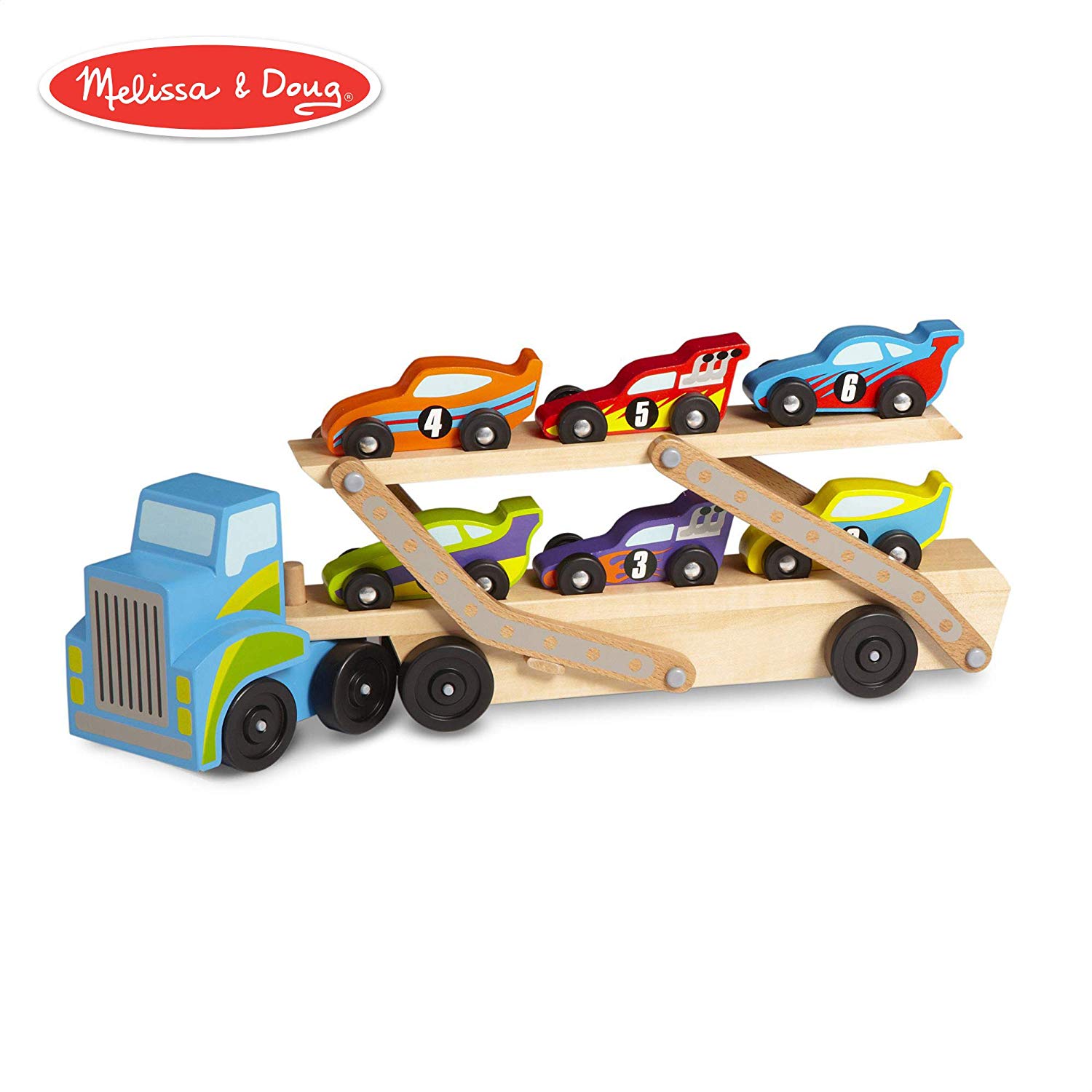 Melissa & Doug Super Race Car Carrier By Melissa & Doug