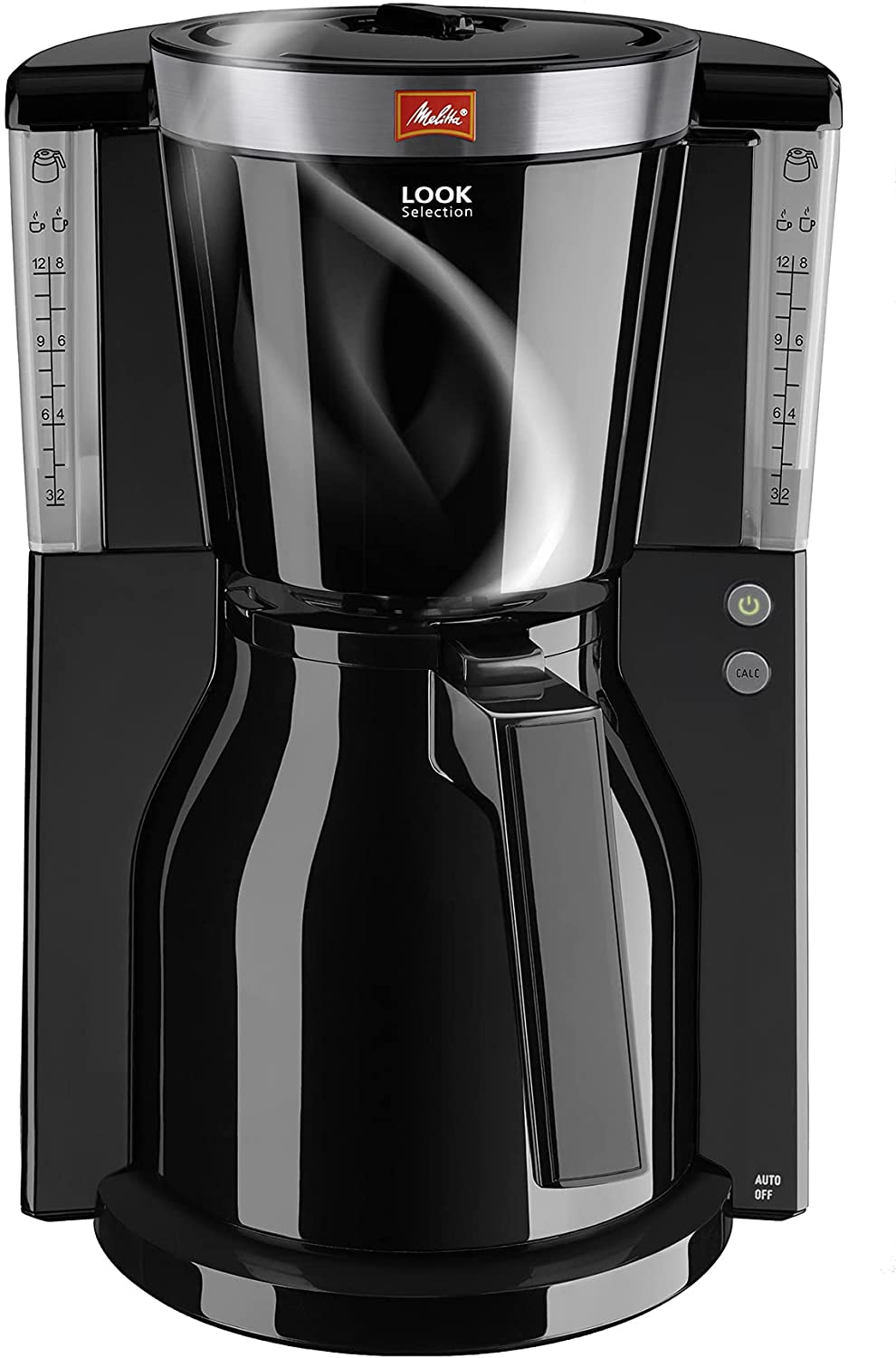 Melitta 1011-12 Look IV Therm Selection Coffee Filter Machine, Black