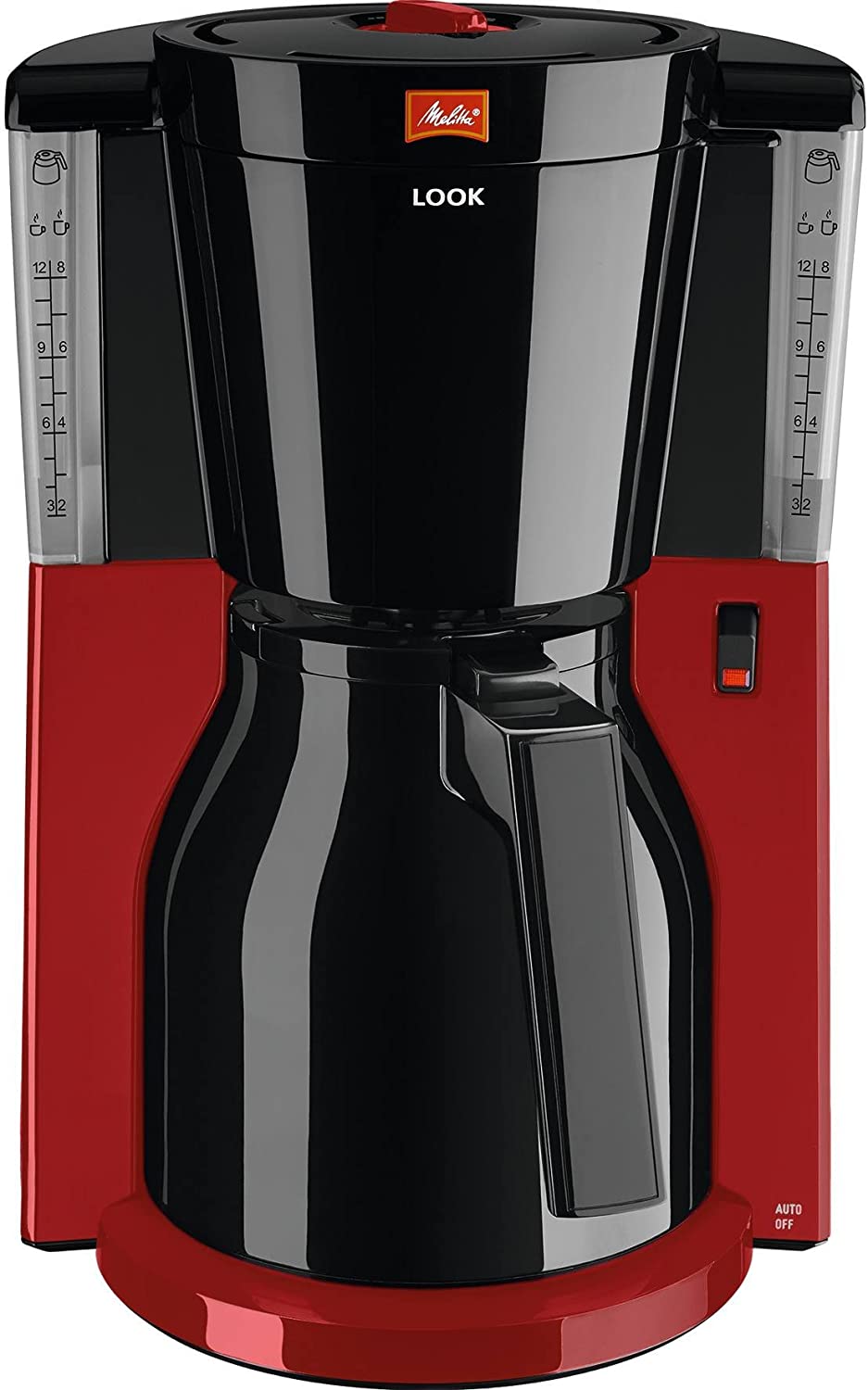 Melitta 1011 Look IV Therm Coffee Filter Machine, Red