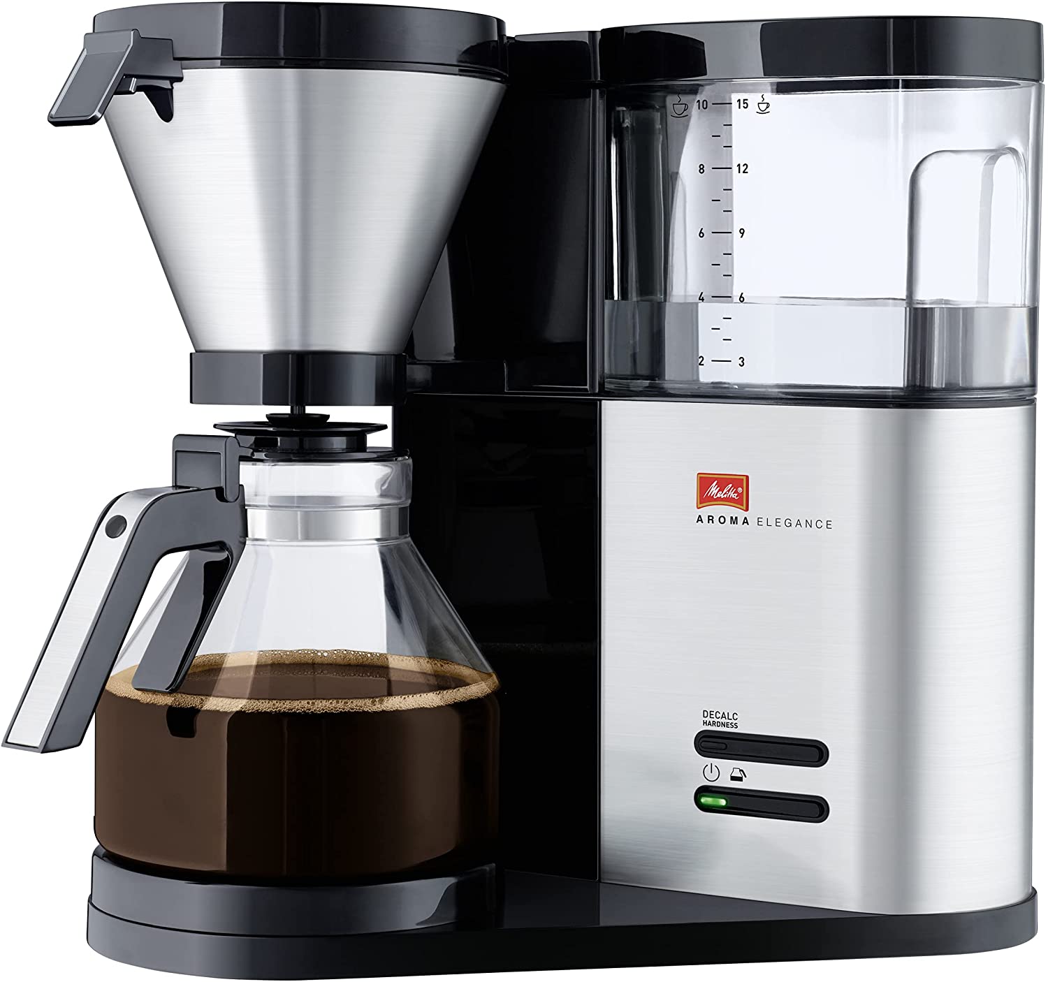 Melitta, Filter Coffee Maker with Glass Jug, Aroma Elegance, Aroma Switch