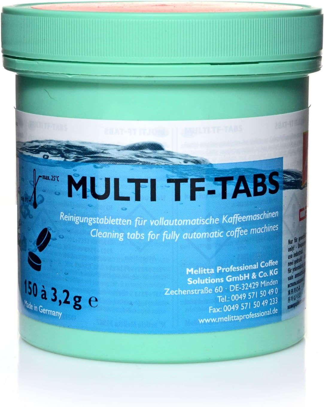Melitta Cafina Multi TF-Tabs 150 x 3.0 g Cleaning Tablets