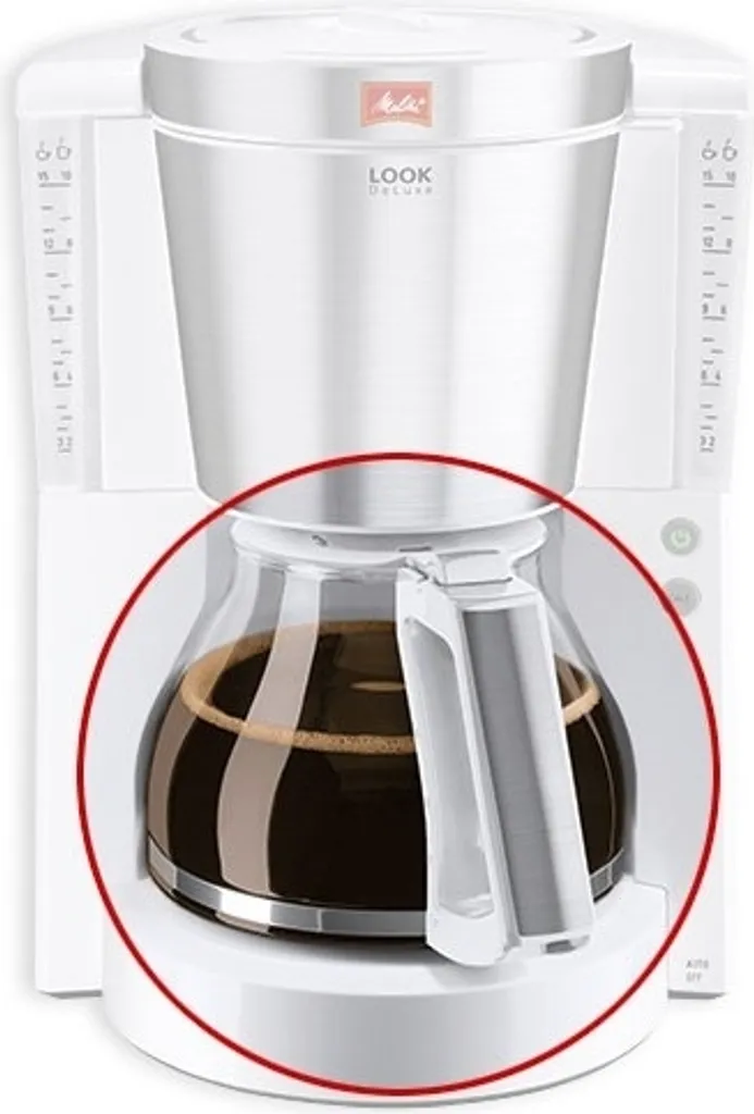 Melitta replacement carafe 8209927 for Look Therm de Luxe 1011-05 ws/steel