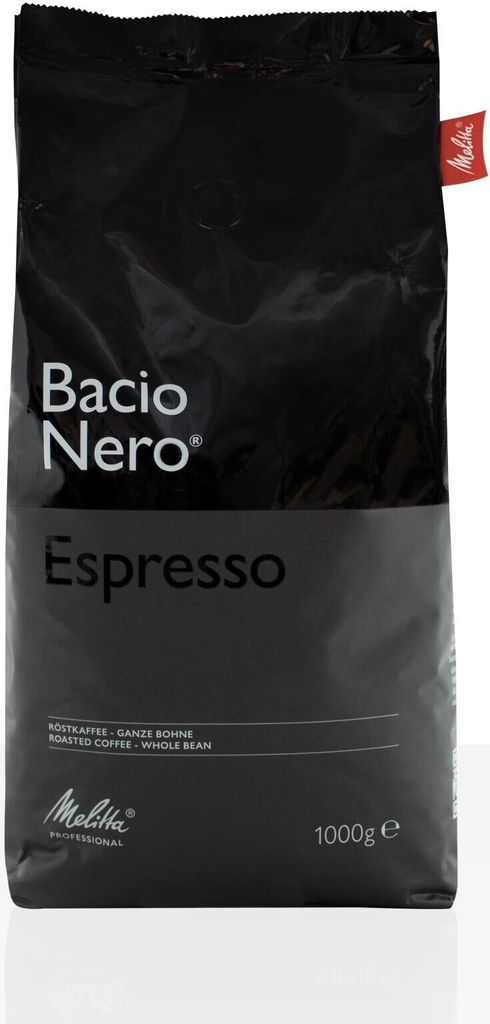 Melitta Espresso Bacio Nero - 1kg coffee beans