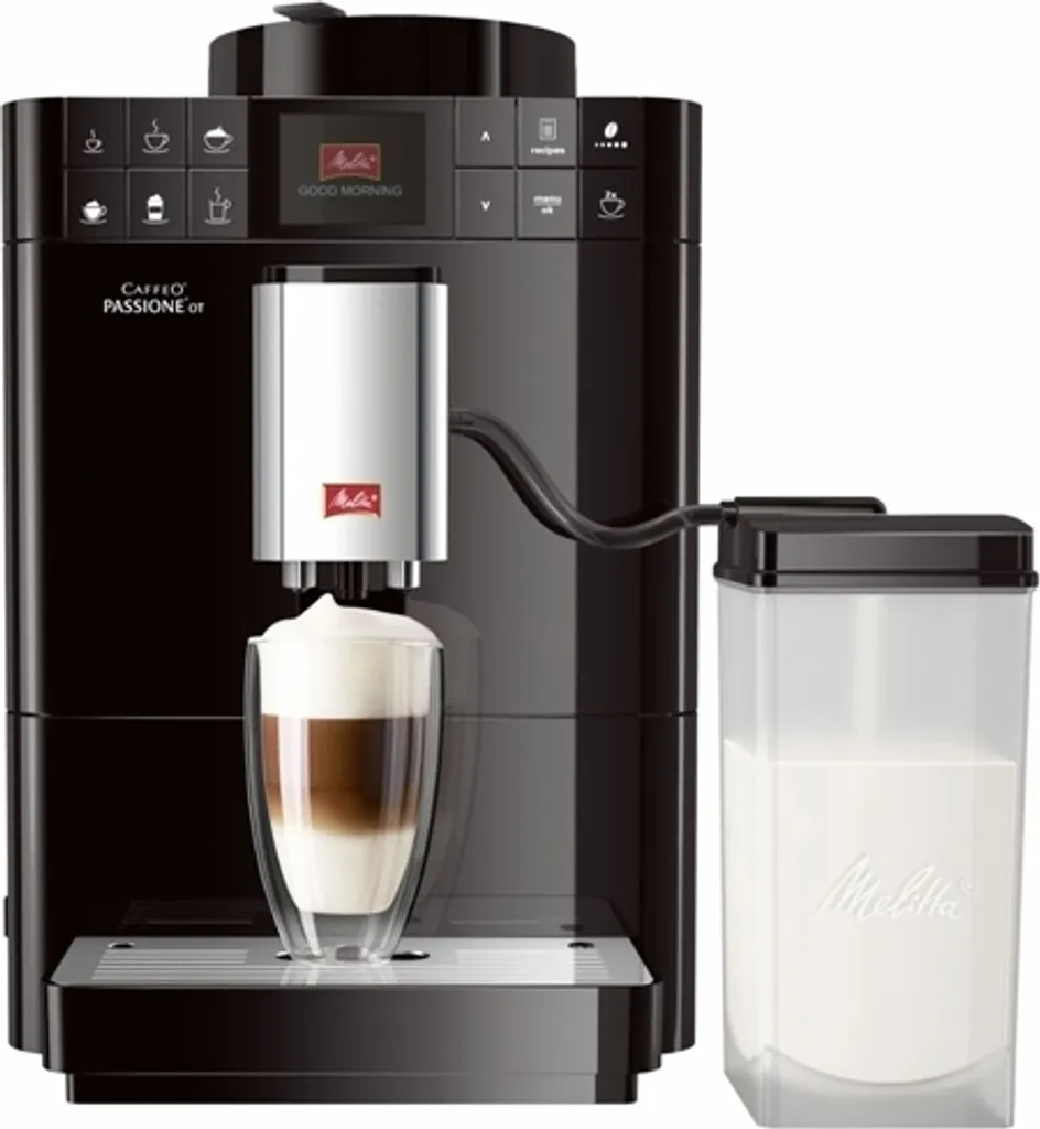 Melitta F53/1-102 Caffeo Passione OT fully automatic espresso machine, black