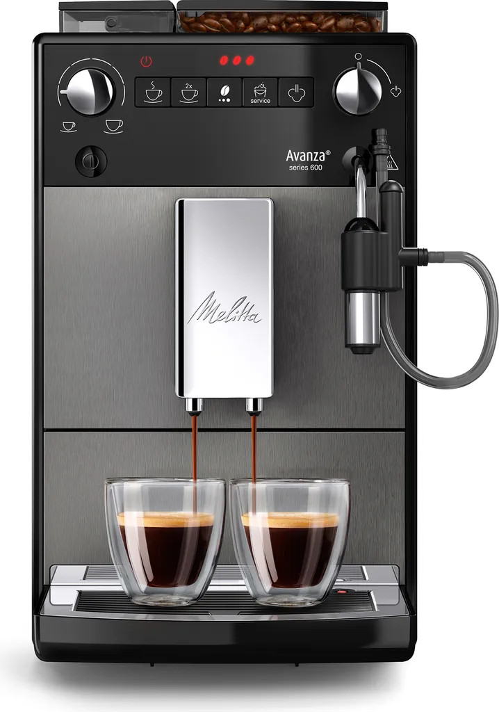 MELITTA Avanza F270-100 Mystic Titan fully automatic coffee machine with milk system