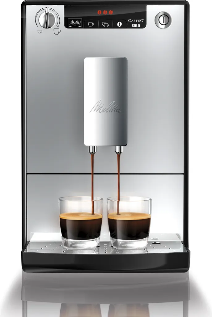 Melitta fully automatic coffee machine "CAFFEO SOLO" silver