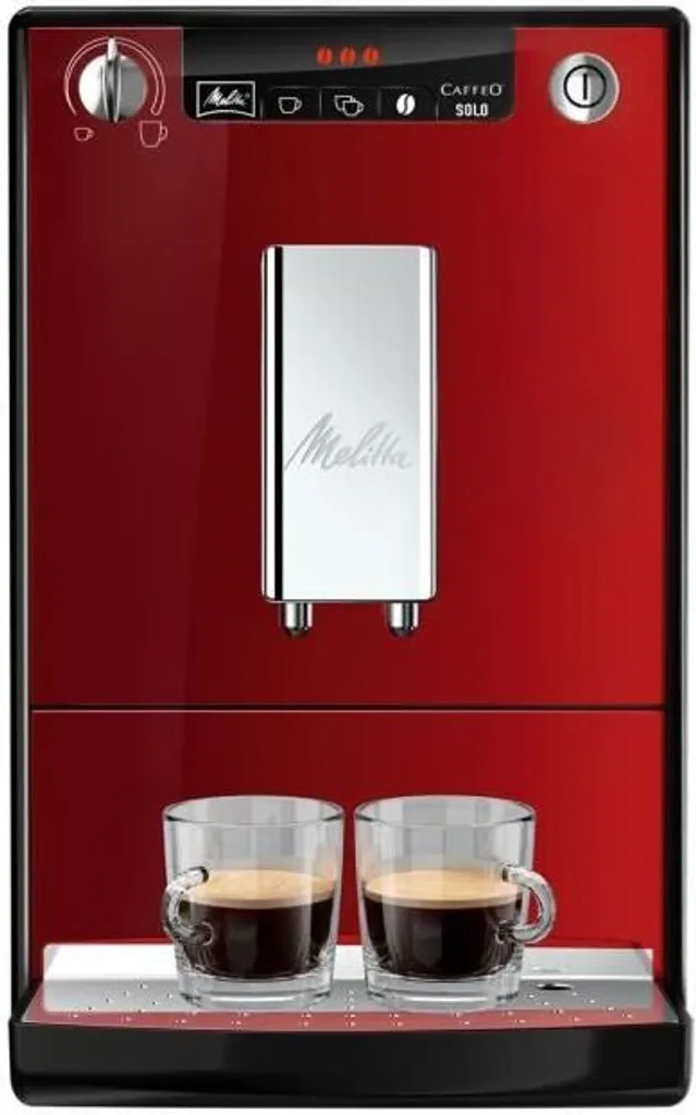 Melitta Fully Automatic Coffee Machine Solo Chili Red E 950-204