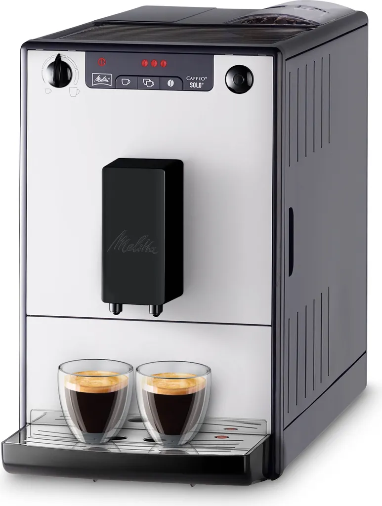 MELITTA Solo Pure Silver E950-766 Fully Automatic Coffee Machine Espresso Machine Silver
