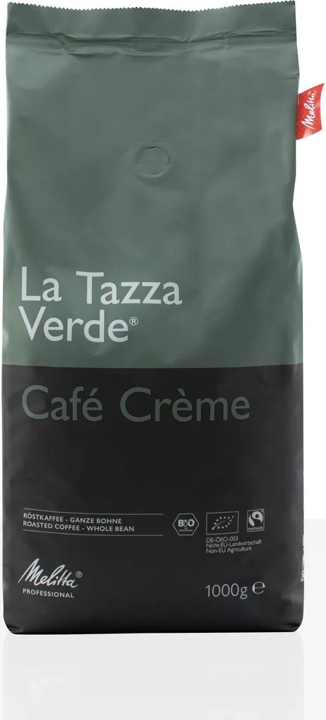 Melitta La Tazza Verde Cafe Creme Fairtrade - 1kg coffee beans