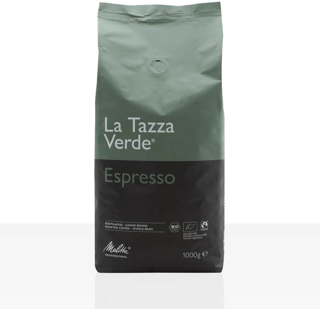 Melitta La Tazza Verde Espresso Fairtrade - 1kg coffee beans