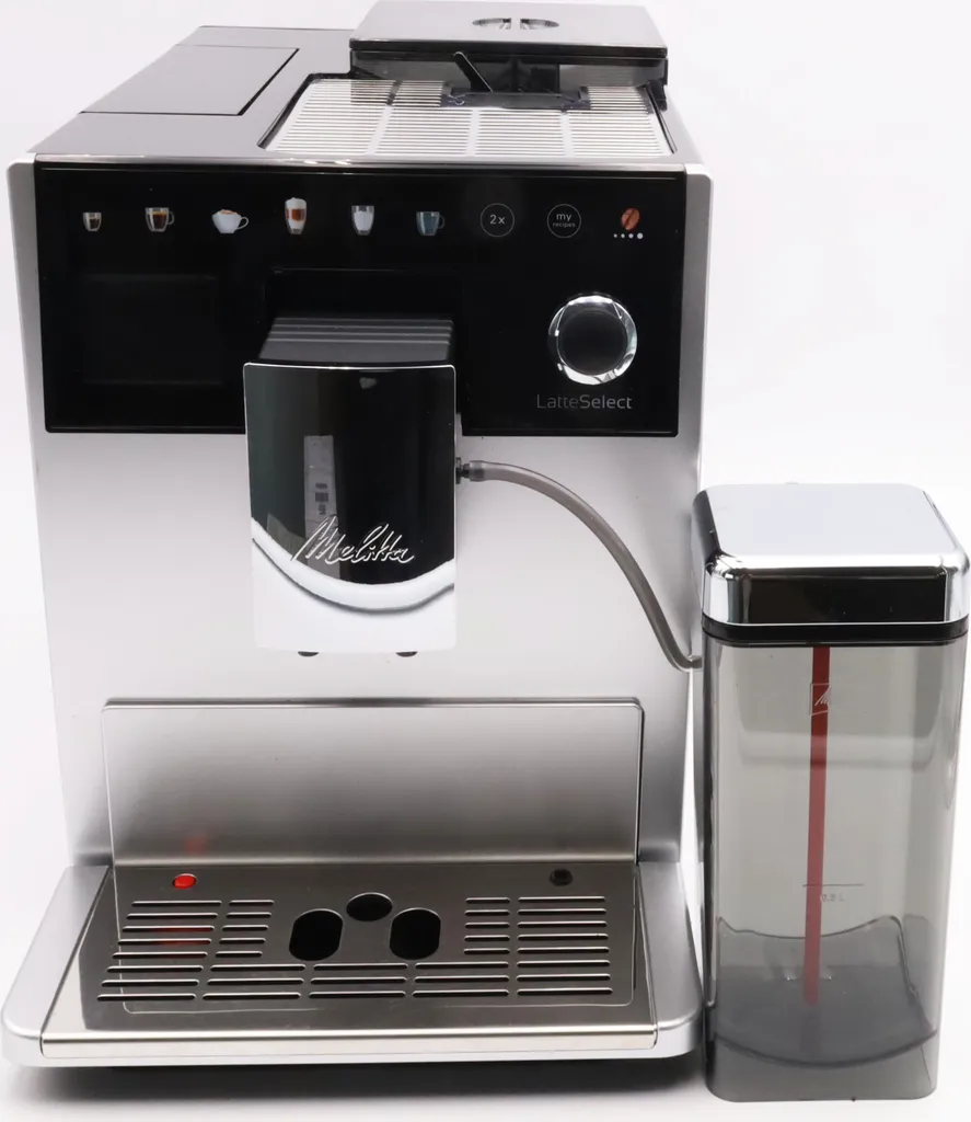 Melitta Latte Select F630-201 fully automatic coffee machine, silver