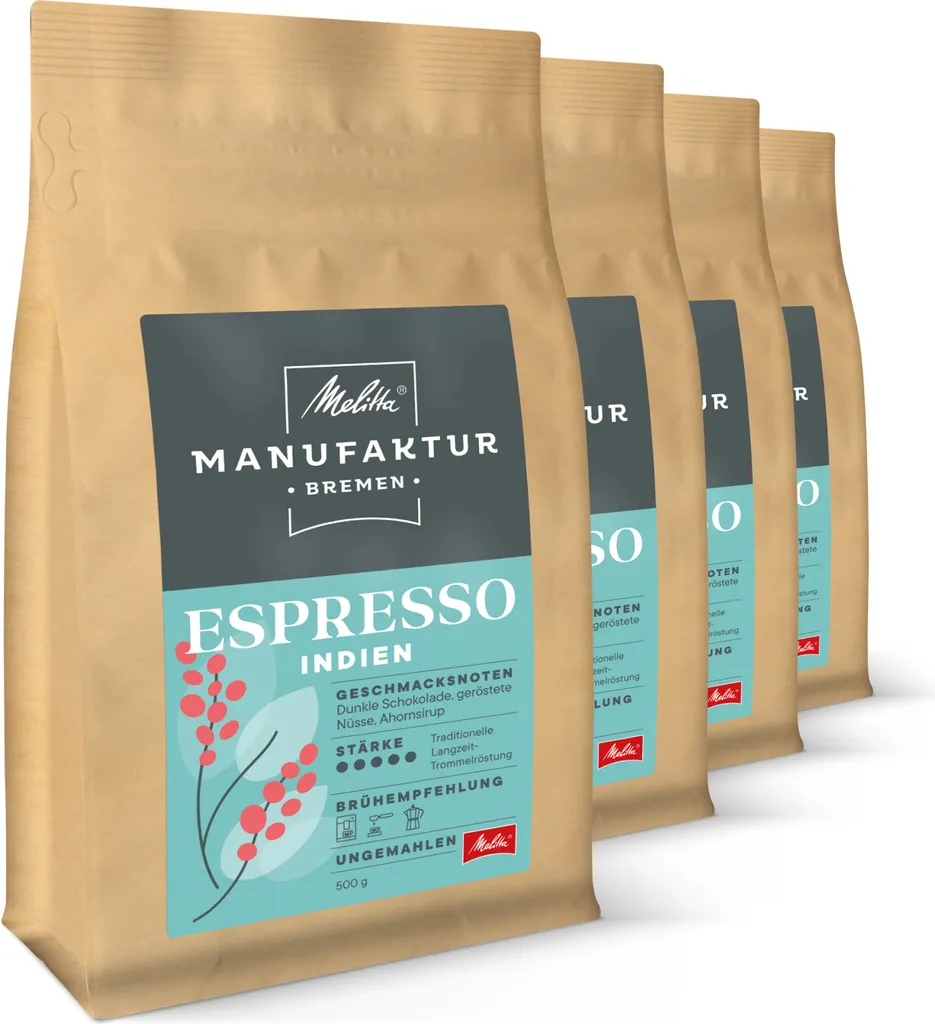 Melitta Manufaktur-Kaffee Espresso India Specialty Coffee, Coffee Beans