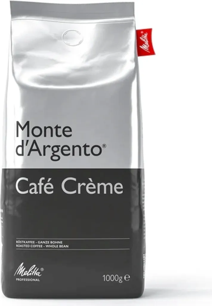 Melitta Monte DARGENTO Cafe Creme - 8 x 1kg coffee beans