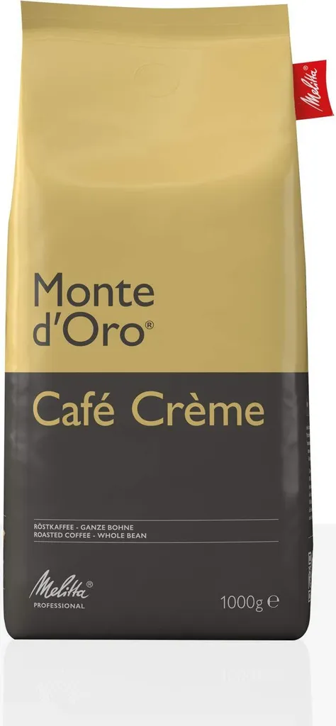 Melitta Monte d'Oro Cafe Creme mild - 1kg coffee beans 1000g