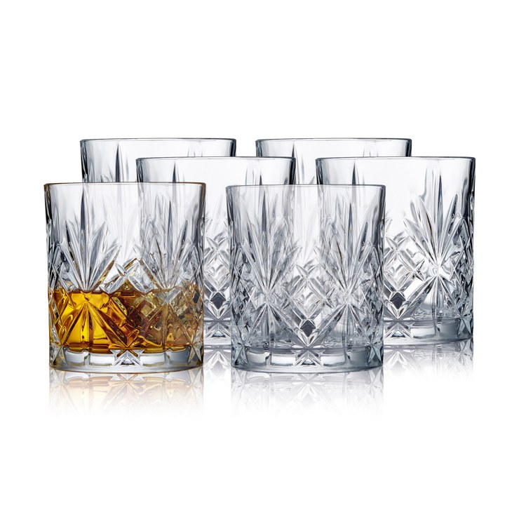 Lyngby Glas Melodia whiskey glass 31 cl pack of 6