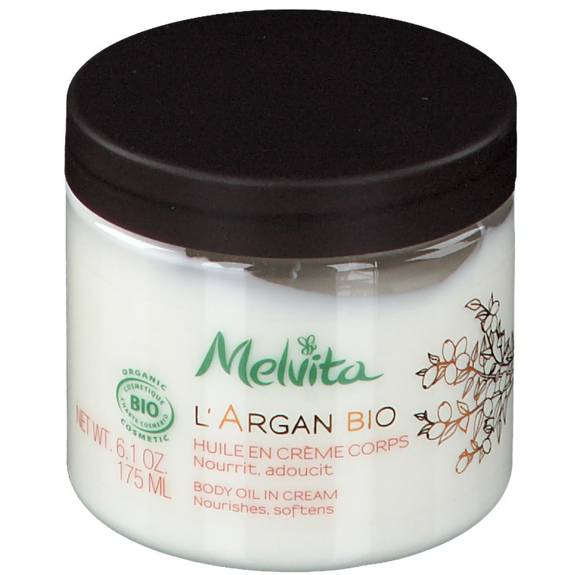Melvita Organic Argan Oil Body Cream Organic 175 ml