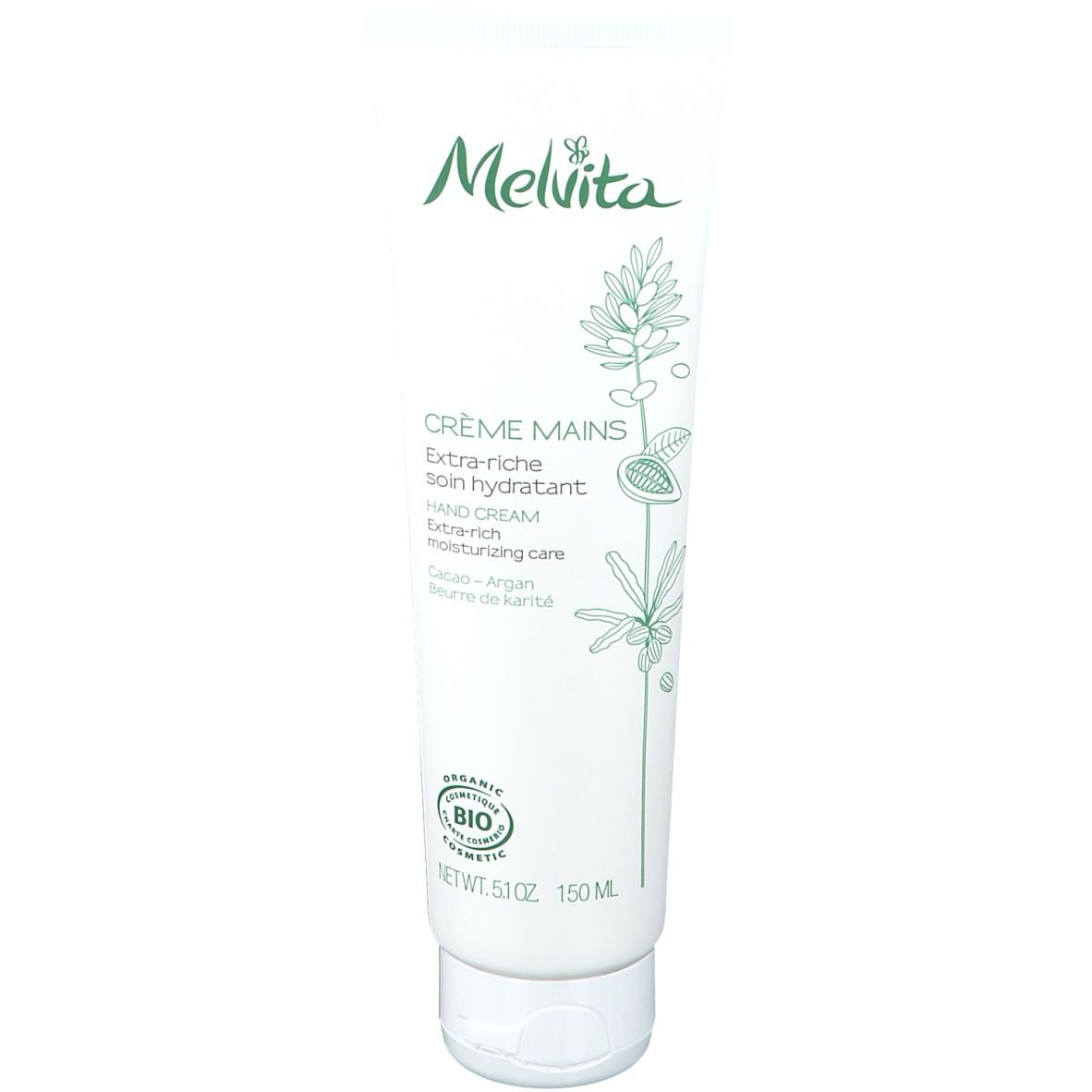 Melvita Extra Rich Hand Cream Organic 150 ml
