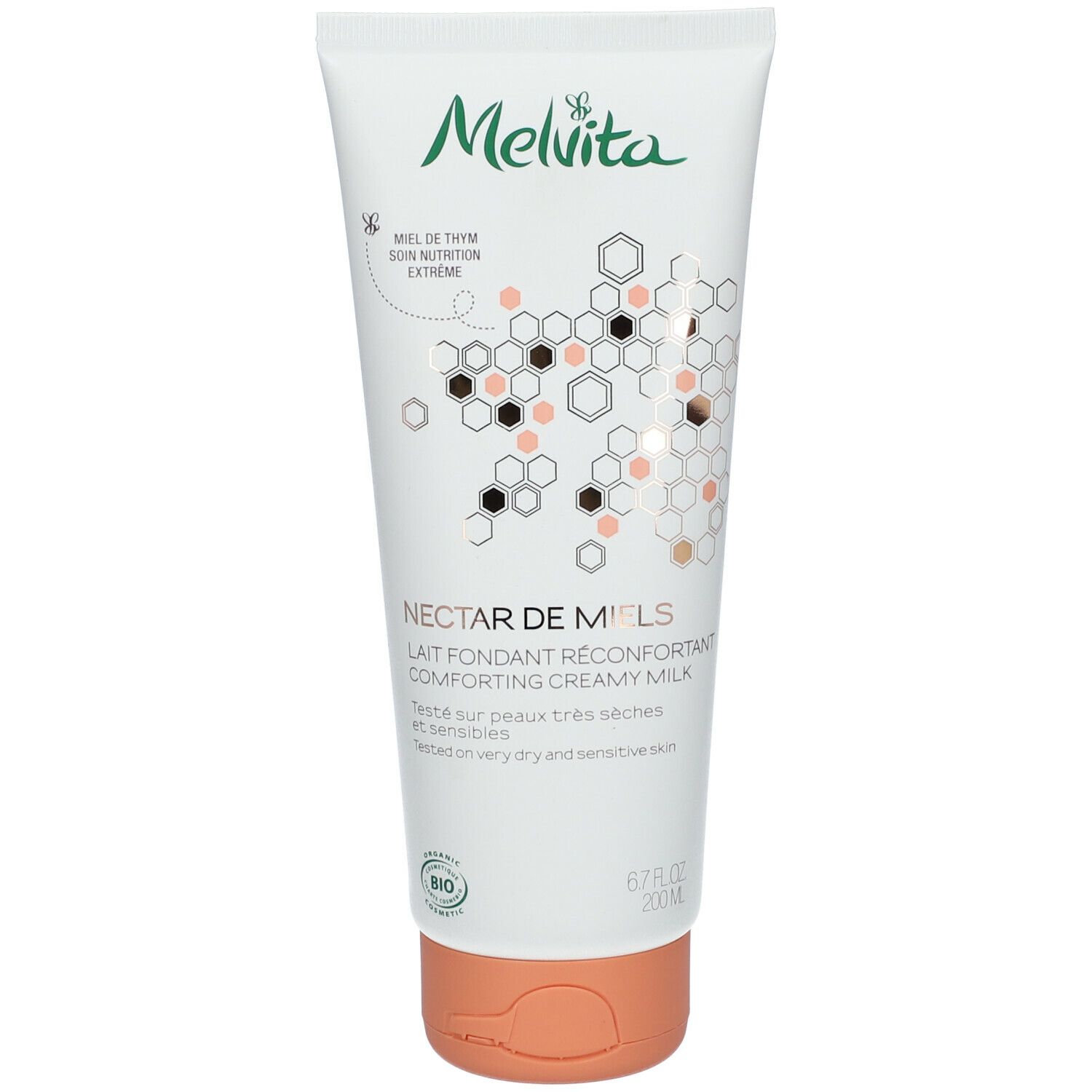 Melvita honey nectar body lotion organic 200 ml