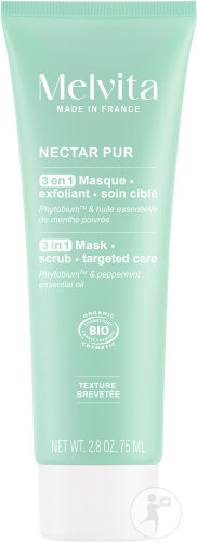 Melvita Nectar Pur 3in1 Mask Peeling and Targeted Care 75ml