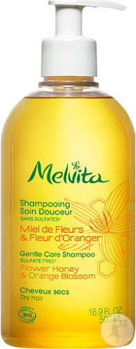 Melvita gentle care shampoo bottle 500ml