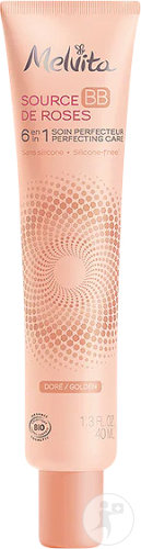 Melvita Source De Roses BB Cream 6in1 Perfecting Care Gold Bio Tube 40ml