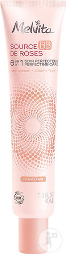 Melvita Source De Roses BB Cream 6in1 Perfecting Care Light Organic Tube 40ml