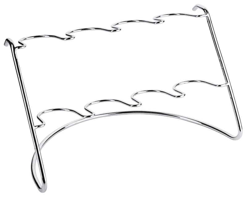 Condiment rack for 8 glasses (excluding Weck jars), chrome-plated, 38 x 22 x 21.5 cm