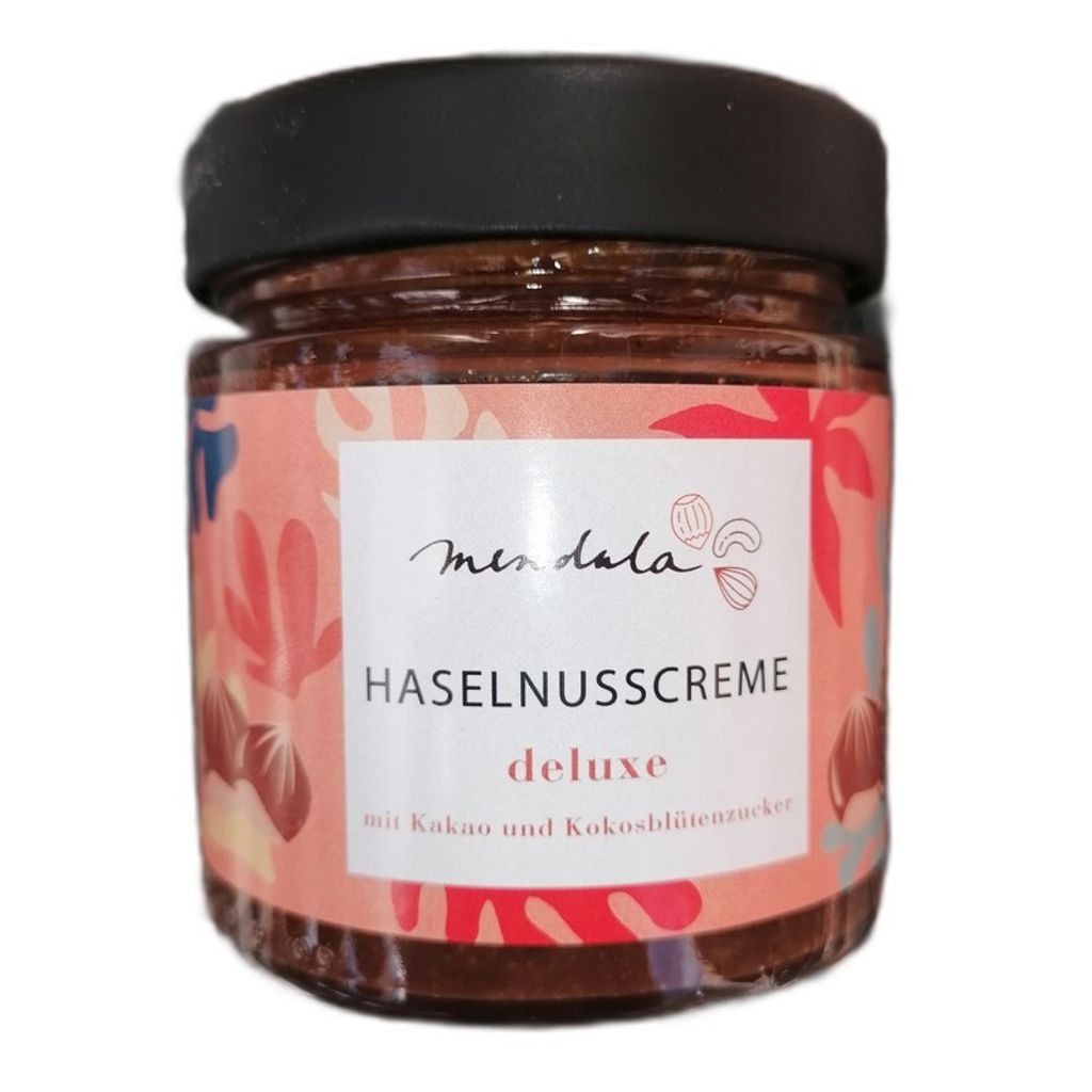 Mendula Bakery Kft. Mendula Deluxe Hazelnut Cream (78% hazelnuts) with cocoa and coconut blossom sugar 180g