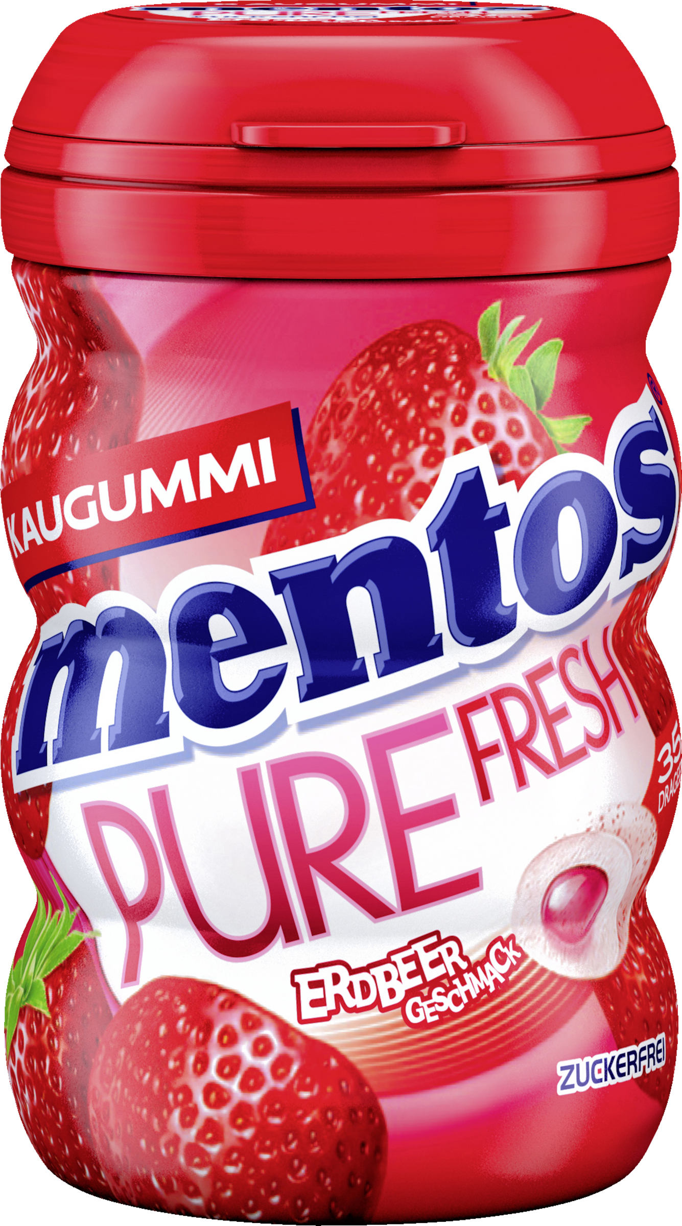 Mentos Chewing Gum Pure Fresh Strawberry Flavor