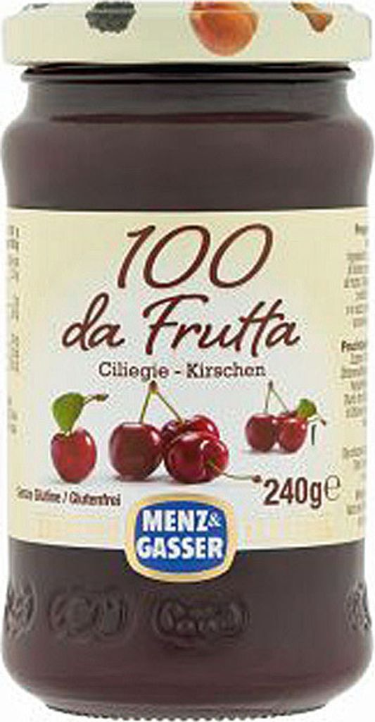 Menz & Gasser Menz and Gasser 100 da Frutta Ciliegie Cherry Spread 240g