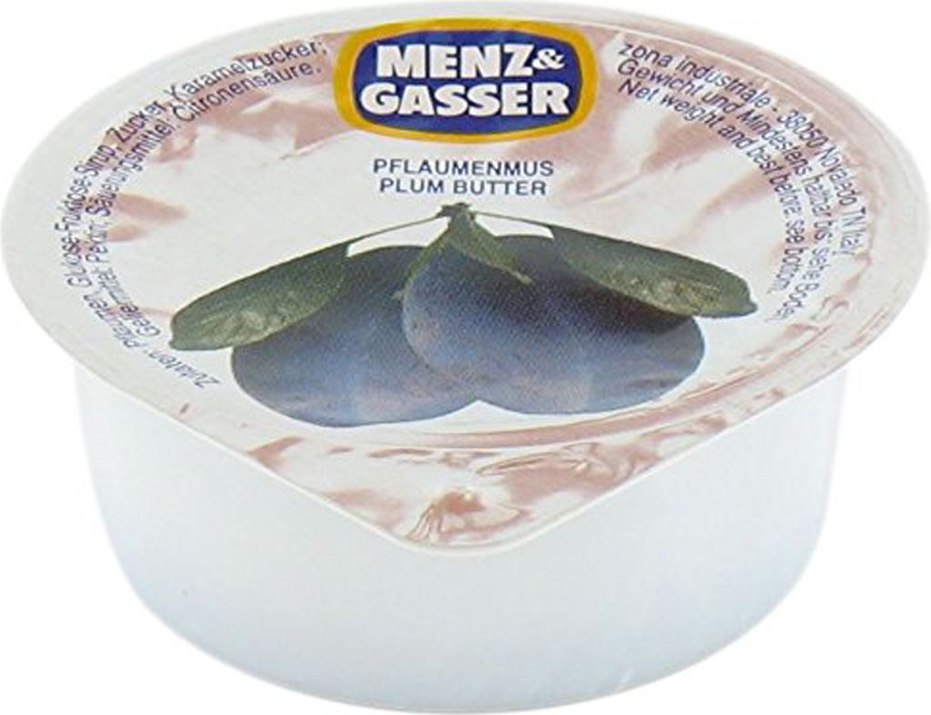 Menz & Gasser Menz and Gasser Jam Extra Portioned Plum Jam 2500g