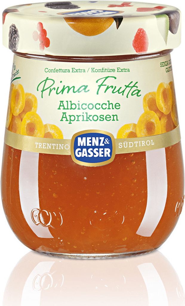 Menz & Gasser Menz and Gasser Prima Frutta Albicocche Apricot Jam Extra 340g