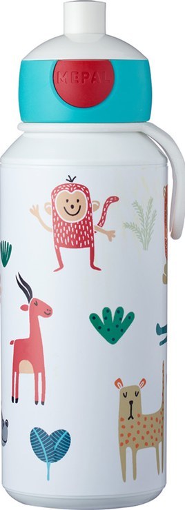 MEPAL Pop-up Drinking Bottle Campus Animal Friends, 400 ml