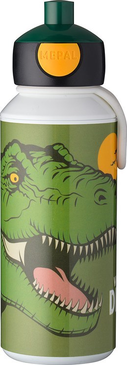 MEPAL Pop-up Drinking Bottle Campus Dino, 400 ml
