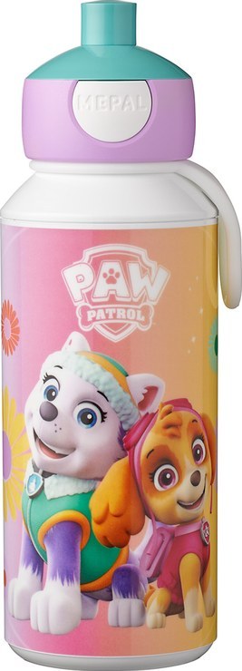 MEPAL Pop-up Drinking Bottle Campus Paw Patrol Girls, 400 ml