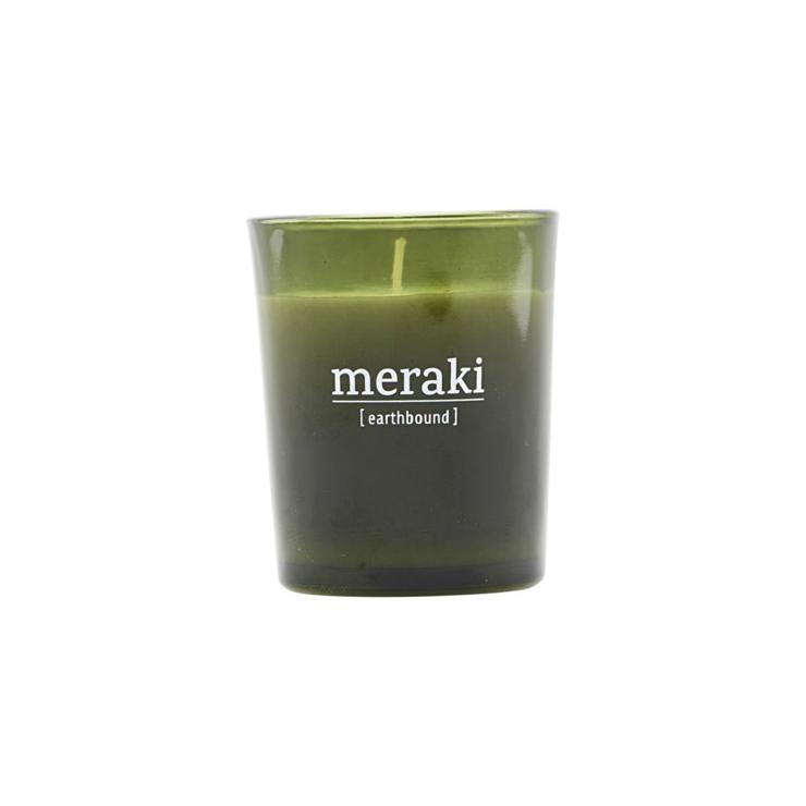 Meraki Scented Candle Green Glass 12 Hours