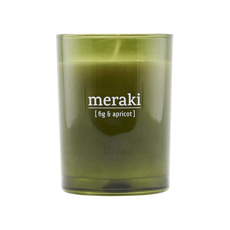 Meraki Scented Candle Green Glass 35 Hours